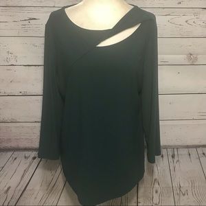 Chico forest green tunic